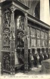VINTAGE POSTCARD Abbey Of Saint Denis Stalls