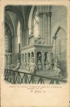 VINTAGE POSTCARD Abbey Of Interior Denis Saint of L Abbey Tomb of Louis XII and D Anne of Brittany