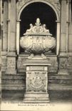 VINTAGE POSTCARD Abbey Of Saint Denis Monument of the Heart of Francois 1st