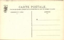 VINTAGE POSTCARD Abbey Of Interior Denis Saint of the Basilica Monument of Francois 1st and Claude of France