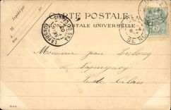 VINTAGE POSTCARD Abbey Of Denis Saint the Crypt Basilica