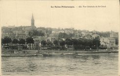 VINTAGE POSTCARD Holy Cloud the Picturesque Seine View