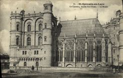 CPA Saint Germain en Laye Le Chateau Facade Sud Ouest le musee