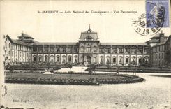 VINTAGE POSTCARD Holy Maurice National Asylum of the Convalescents Panoramic View