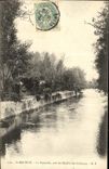 VINTAGE POSTCARD Holy Maurice the Footbridge Close to the Mill of the Corbels