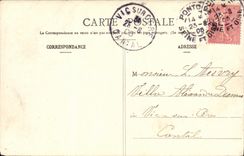 VINTAGE POSTCARD Holy Ouen L Alms L Church