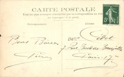 VINTAGE POSTCARD Holy Cloud the Park Terrace of Trocadero an alley of the garden reserve