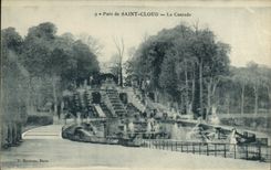 VINTAGE POSTCARD Holy Cloud the Park the Cascade
