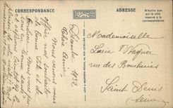 VINTAGE POSTCARD Holy Denis Abbey the Basilica