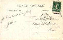 Castillo de la POSTAL de la VENDIMIA de los sellos L ido de la duquesa