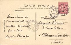 Castillo de la POSTAL de la VENDIMIA de sellos el parque