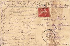 VINTAGE POSTCARD Seals Interior of L Church