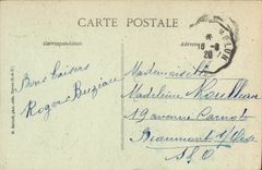 VINTAGE POSTCARD Drill of Senart Crossroads of the Pheasantry