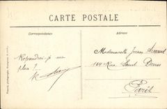 VINTAGE POSTCARD Drill of Senart Crossroads of Montgeron Forestiere House