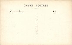 POSTAL Suresnes de la VENDIMIA entrado del cementerio americano