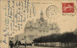 Ayuntamiento de Suresnes de la POSTAL de la VENDIMIA