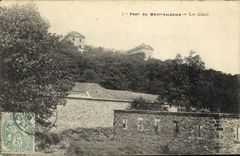 Glacis Militaria de Valerien de la POSTAL de la VENDIMIA Fort du Mont