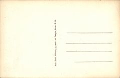 La POSTAL Suresnes de la VENDIMIA el puente y el L etapa de aterrizaje Barge la lancha a remolque de Menier del chocolate