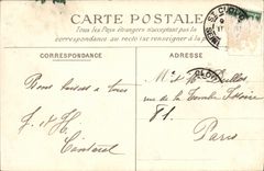 VINTAGE POSTCARD Holy Cloud Large Water the cascade of the Dragon