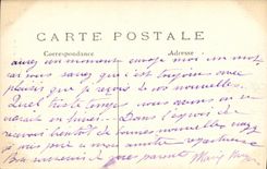 VINTAGE POSTCARD Holy Cloud Large jet of 42 bills of quantities