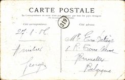 VINTAGE POSTCARD the Marne St Maur Seen from of the Footbridge of Creteil