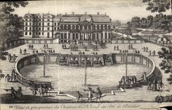 VINTAGE POSTCARD Seen and perspective of the castle