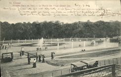 VINTAGE POSTCARD St Cloud Large Water of the Park the Basin of the Twenty Four jets