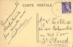 VINTAGE POSTCARD Holy Witz close Survilliers the villa the rest Institution Nd of Montmelian