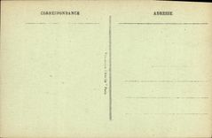 VINTAGE POSTCARD Saint Cloud L sets fire to castle by the Prussians October 13rd  1870