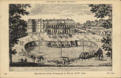 VINTAGE POSTCARD Holy Cloud Castle with 17th