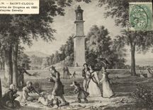 VINTAGE POSTCARD Holy Cloud the lantern of Diogene in 1820 D after DEvilly