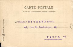 VINTAGE POSTCARD Holy Cloud Basin of the 24 jets