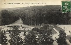 VINTAGE POSTCARD Saint Cloud Vue Artistic of the Basin of the Horseshoe