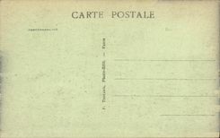 VINTAGE POSTCARD St Cloud the Park Terrace of L Old Castle Seen on Paris and the Eiffel Tower