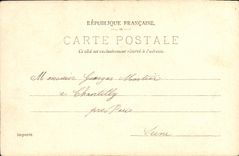 VINTAGE POSTCARD St Cloud Floor Site of the Imperial Castle destroyed during the war of 1870 1871 Militaria