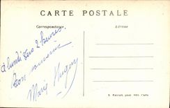 VINTAGE POSTCARD St Cloud Before the Revolution a House of Guard in the park