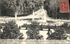 VINTAGE POSTCARD St Cloud the Park Seen On the Terraces Site of L old Castle
