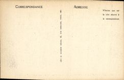 POSTAL L abadia de la VENDIMIA Saint de las paradas de Denis del estribillo y del Transept norteno