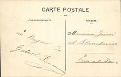 VINTAGE POSTCARD Abbey Of Saint Denis Vault St Jean Baptist Louis de Sancerre Constable