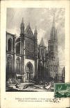 VINTAGE POSTCARD Basilica Of Saint Northern Denis Side Gate