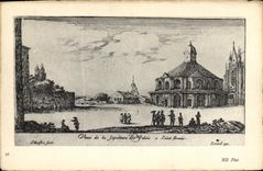 VINTAGE POSTCARD Abbey Of Denis Saint Seen of the Burial of Valois