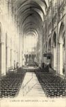 VINTAGE POSTCARD L Abbey Of Denis Saint the Nave
