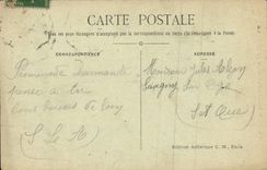 Fabricacion nacional de la POSTAL de la VENDIMIA de pendulos y de floreros separados