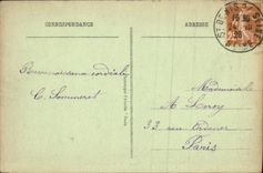 VINTAGE POSTCARD Holy Denis House of the Legion D Honor