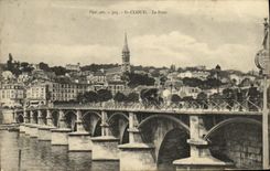 VINTAGE POSTCARD St Cloud the Bridge