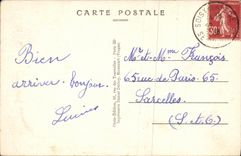 VINTAGE POSTCARD Soisy on the Seine Which occurred Knight