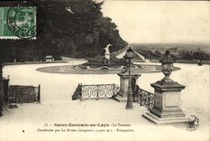 CPA Saint Germain en Laye La Terrasse Perspective