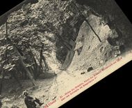 VINTAGE POSTCARD Holy Cloud Gone of the Devil Bridge of the Devil