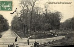 CPA Saint Germain en Laye Route des Loges et Chemin de Fer de Ceinture
