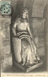 VINTAGE POSTCARD St Denis Abbey of the Crypt the force